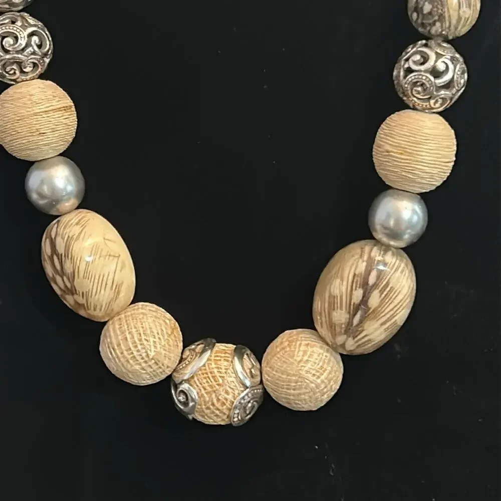 Brighton Natural Instinct Necklace #B78 Long BOHO beaded - Picture 3 of 10